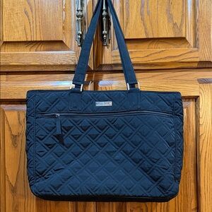 Vera Bradley Black Quilted Tote